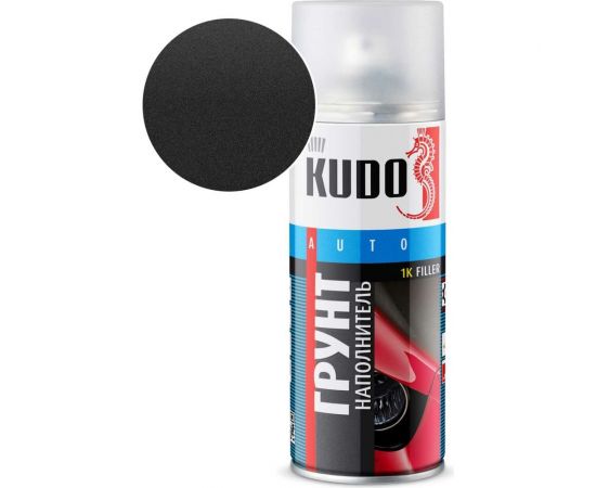 Акриловый грунт-наполнитель аэрозоль KUDO 1К черный 520 мл 2203 11604949 