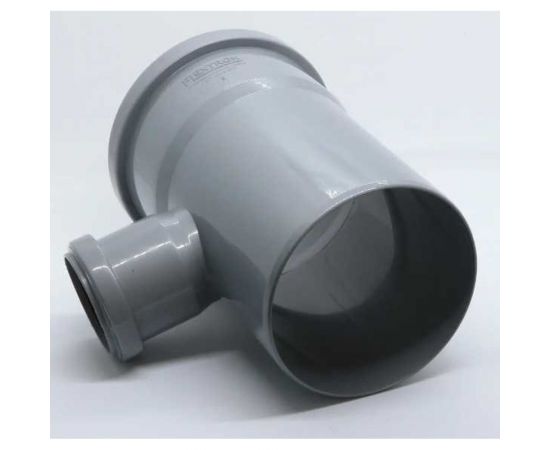 Тройник Flextron D 110 мм на D 50 мм 87,5 градусов, для внутренней канализации 140061 – изображение 2
