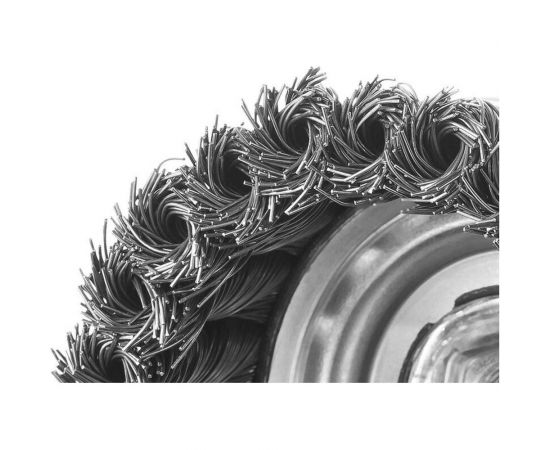 Чашечная щетка ЗУБР для УШМ 0.8 мм, 80 мм, М14 35277-080_z02 – изображение 2