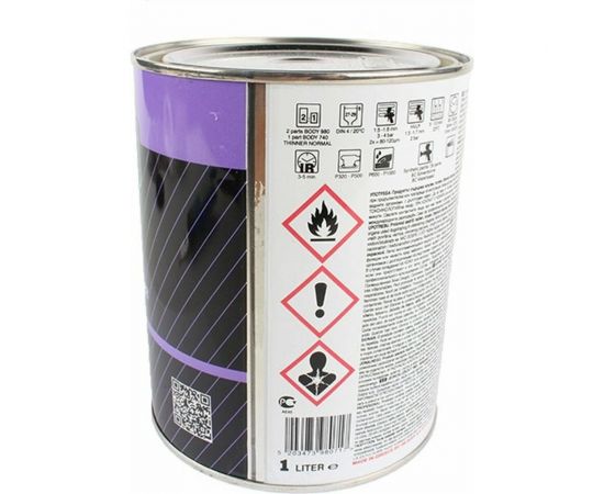 Грунт-наполнитель HB BODY 980 1К сер. 1л 9800700001 – изображение 2