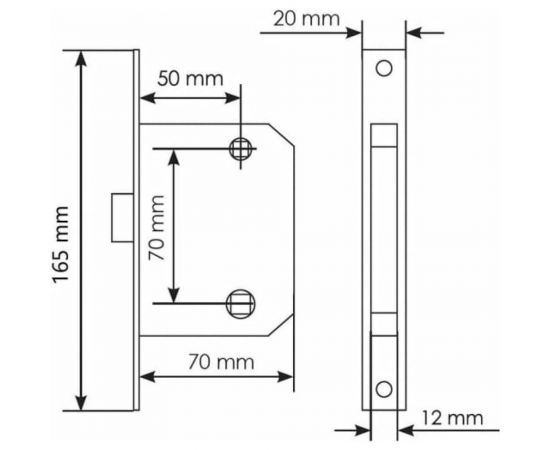 Бесшумная сантехническая защелка MORELLI 2070P PG золото 9010527 – изображение 2