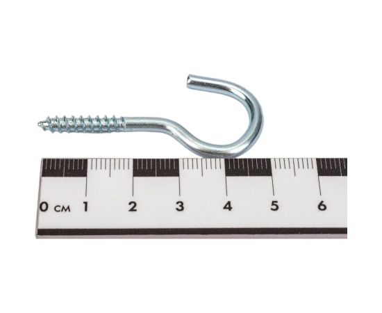 Шуруп-полукольцо Невский Крепеж 4x30 + дюбель 4-распорный, нейлон, 6x30 6 шт. 818729 – изображение 3