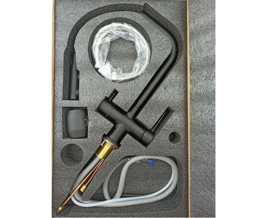 Смеситель для кухонной мойки OUTE с отдельным выходом под фильтр T610003BK-300 – изображение 3