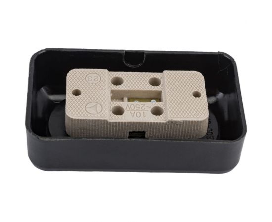 Розетка ООО Ливны-Электро РА 10-009 2-х местная, черная РАф 932 – изображение 3