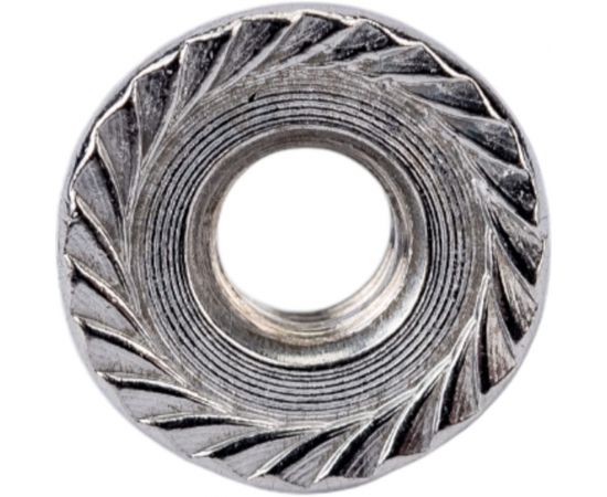 Шестигранная гайка с фланцем и насечками DINFIX DIN 6923, нерж. А2, М4, 10 шт. 00-00002658 – изображение 3