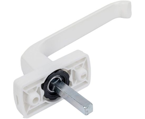 Оконная ручка для ПВХ СКОБЯНОЙ металл, бел., Хедер 009341 – изображение 4