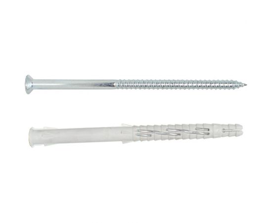 Фасадный дюбель с шурупом Tecfi потайная головка, шлиц TORX 8x120 4 шт 147667 – изображение 4