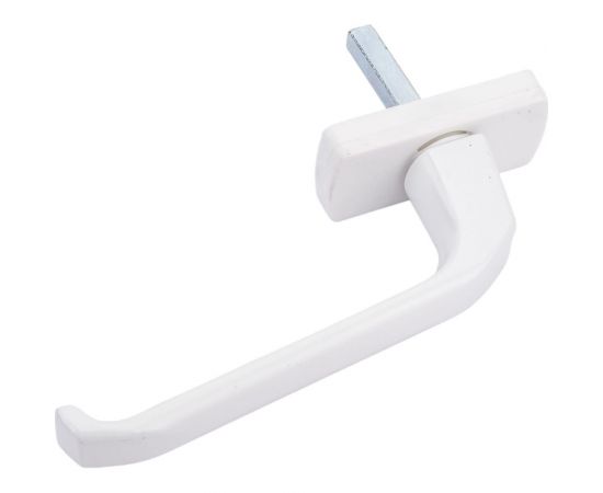 Оконная ручка для ПВХ СКОБЯНОЙ металл, бел., Хедер 009341 – изображение 5