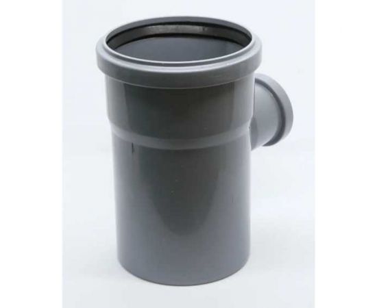 Тройник Flextron D 110 мм на D 50 мм 87,5 градусов, для внутренней канализации 140061 – изображение 6