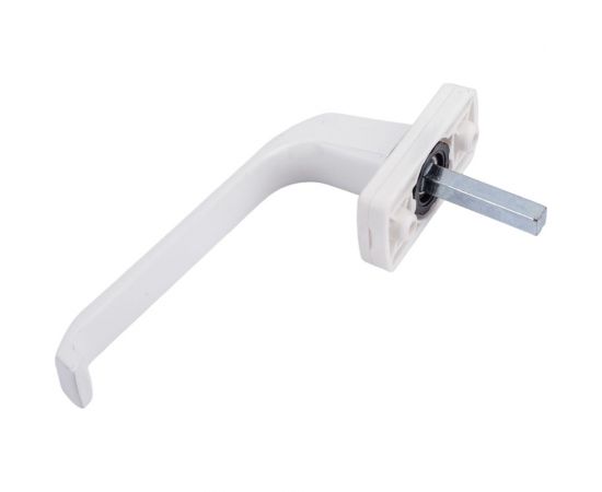 Оконная ручка для ПВХ СКОБЯНОЙ металл, бел., Хедер 009341 – изображение 6