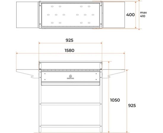 Мангал GRATAR Professional Optima Grill POG 3000 – изображение 6