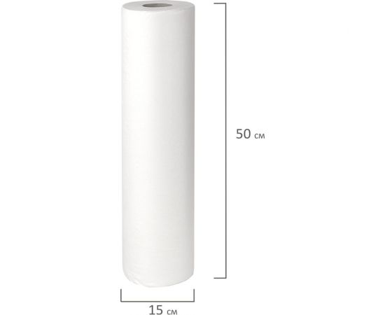 Бумажные рулонные простыни с перфорацией ЛАЙМА комплект 3 шт., 2-слойные, 17+17 г/м2, 630360 – изображение 7