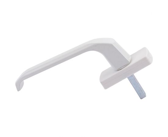 Оконная ручка для ПВХ СКОБЯНОЙ металл, бел., Хедер 009341 – изображение 7