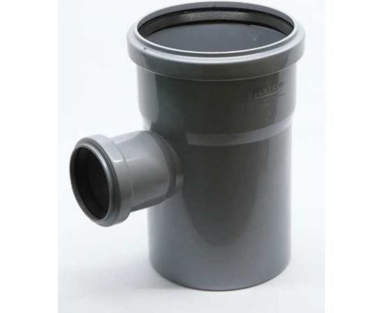 Тройник Flextron D 110 мм на D 50 мм 87,5 градусов, для внутренней канализации 140061 – изображение 8