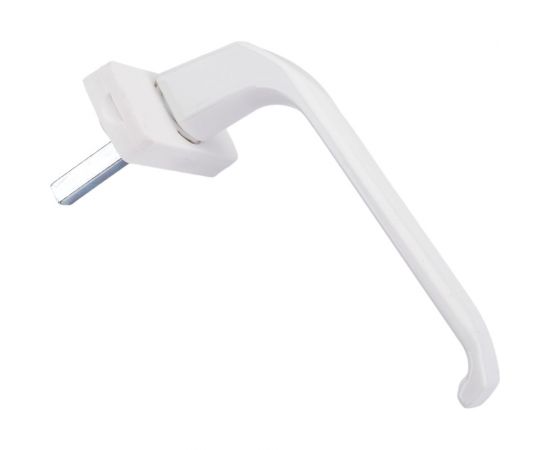 Оконная ручка для ПВХ СКОБЯНОЙ металл, бел., Хедер 009341 – изображение 8