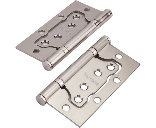 Петля без врезки Вантаж мат. никель, 2 шт. 2BB-SN 