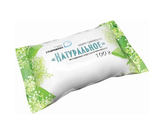 Туалетное мыло 100 г МЕРИДИАН Натуральное 604051 