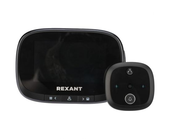 Дверной видеоглазок REXANT dv-115 с дисплеем 4.3 запись фото-видео по движению, ночной режим 45-1115 