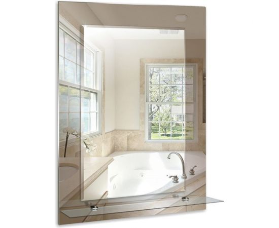 Зеркало mixline Крит люкс 535х740 полка, фацет 529368 