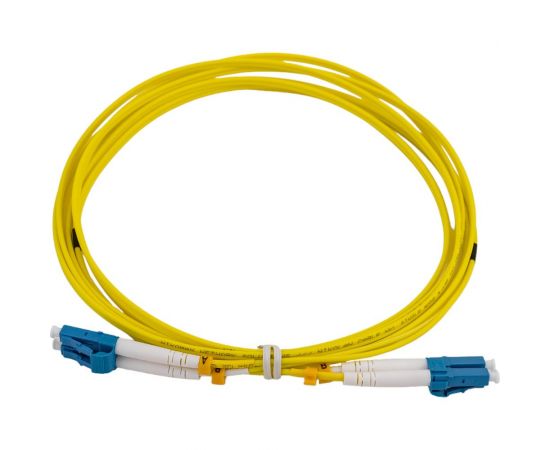 Соединительный волоконно-оптический шнур NIKOMAX желтый, 3м NMF-PC2S2C2-LCU-LCU-003 