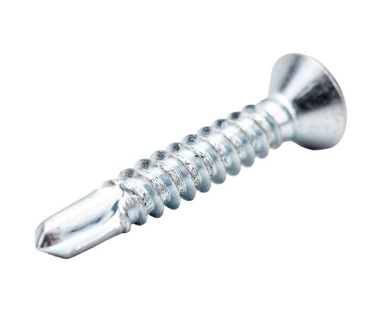 Саморез ZAMETAL 4,2х25 со сверлом и потайной головкой, DIN 7504Р, оц., 1000 шт ZA082266 – изображение 2