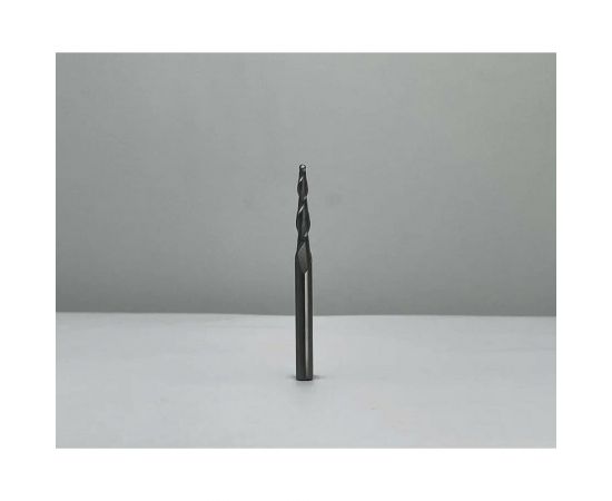 Фреза концевая гравировальная спиральная VHW 3x30.5/75x6 мм, Z2, RH Yasen TL22087 – изображение 2