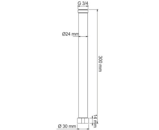 Удлинитель для душевого комплекта WasserKRAFT A132 – изображение 2