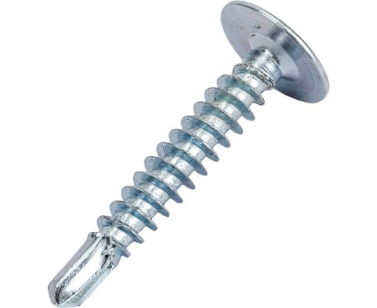 Саморезы Стройбат для тонких пластин с буром оцинкованные 4.2x25 мм 200 шт. 005121 – изображение 2