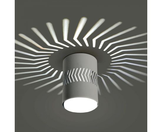 Светильник для натяжных потолков Feron HL352 12W, 230V, GX53 и подсветка 1W, 4000K, белый, 41457 – изображение 2