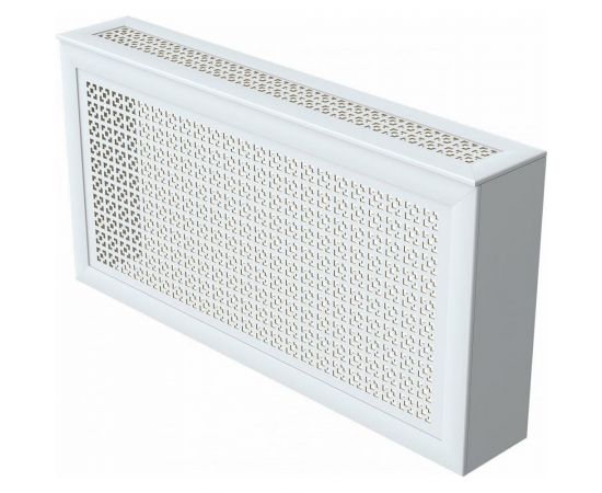 Экран для радиаторов (короб) Cosca Decor Модерн ДАМАСКО белый, 600x1200x200 мм СПБ003420 – изображение 2