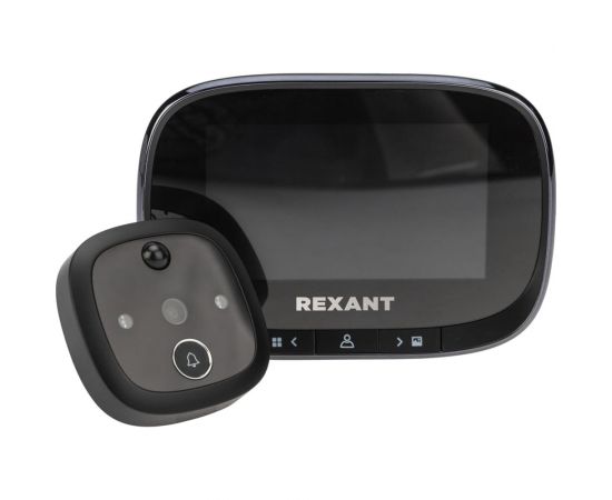 Дверной видеоглазок REXANT dv-115 с дисплеем 4.3 запись фото-видео по движению, ночной режим 45-1115 – изображение 2