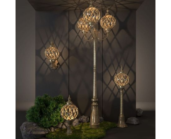 Садово-парковый светильник Elektrostandard Sirius S / черное золото a025303 – изображение 2