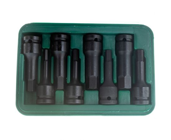 Комплект ударных шестигранников Hans 1/2" 846016-8M – изображение 2