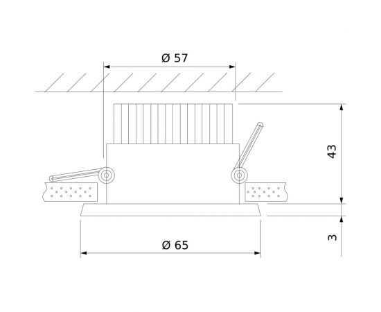 Встраиваемый светильник Elektrostandard 25024 LED 7W 4200K черный a056774 – изображение 2