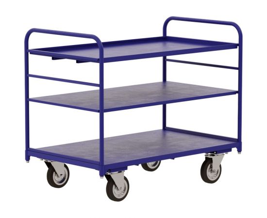 Платформенная тележка с двумя ручками RUSKLAD ТЯ 5, 700x1200 мм, d160 мм ТЯ 5 160 – изображение 3