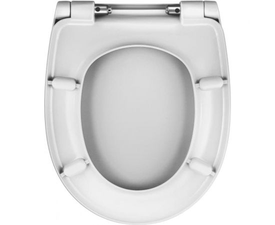 Сиденье дюропласт BERGES Real SO крепление микролифт быстросъемное, металл 011503 – изображение 3