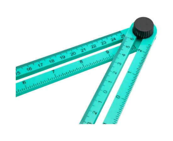 Многофункциональная копировальная пластиковая линейка 4 части Sturm 2040-02-4 – изображение 3