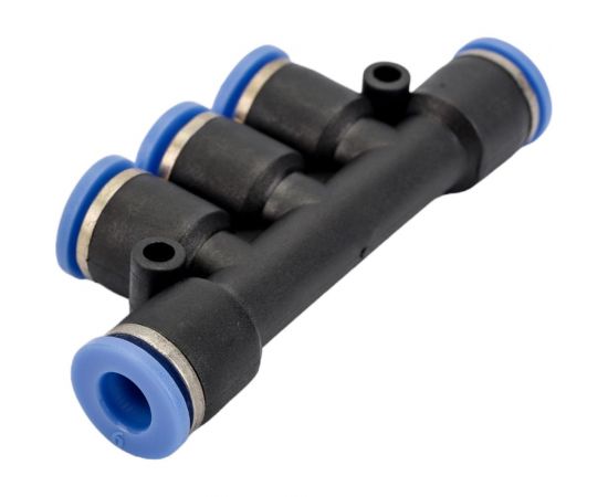 Фитинг цанговый разветвитель на пять входов по 6 мм Pegas pneumatic 5401 – изображение 3