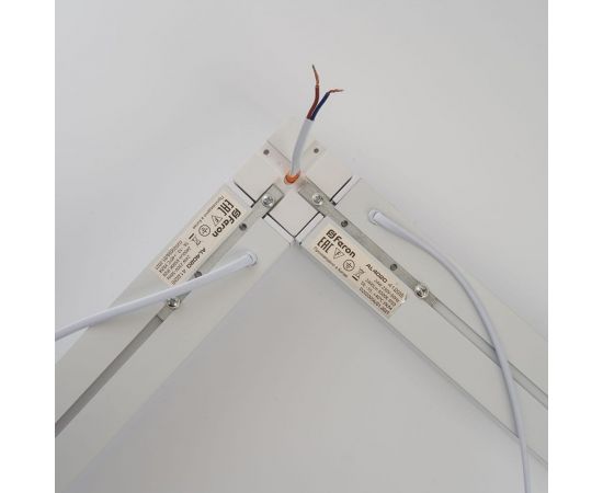 Светодиодный линейный светильник FERON AL4020 IP20 18W 4000К, рассеиватель матовый в алюминиевом корпусе, белый 590x70x55мм 48214 – изображение 3