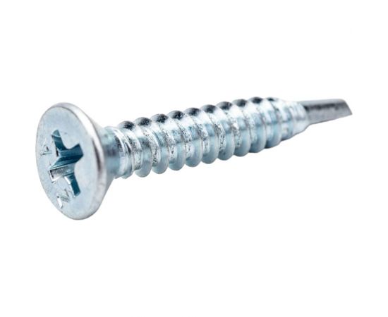 Саморез ZAMETAL 4,2х25 со сверлом и потайной головкой, DIN 7504Р, оц., 1000 шт ZA082266 – изображение 3