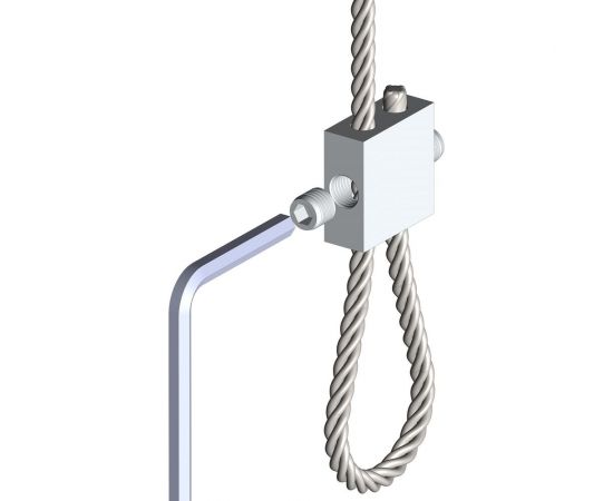 Быстрый зажим для троса УМС диам. 2-3 мм ZT-2-3 – изображение 3