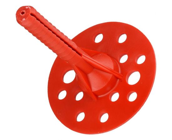 Дюбель для теплоизоляции с металлическим гвоздём с термоголовкой 10х80, 50шт - пакет Tech-Krep 124471 – изображение 4