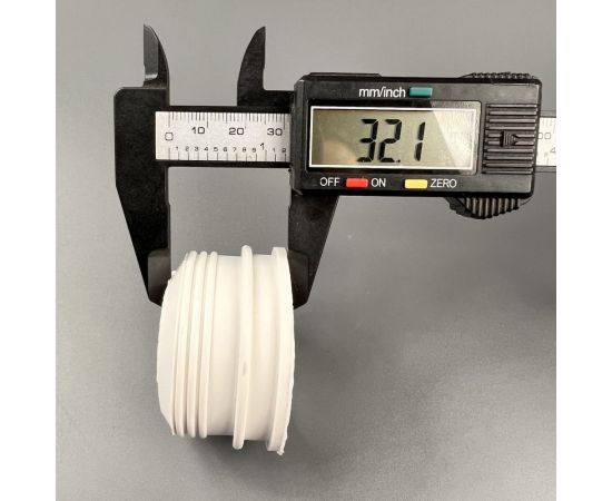 Переходная манжета Профитт d 40x50 сантехническая, канализационная, трехлепестковая, белая 2227428 – изображение 4