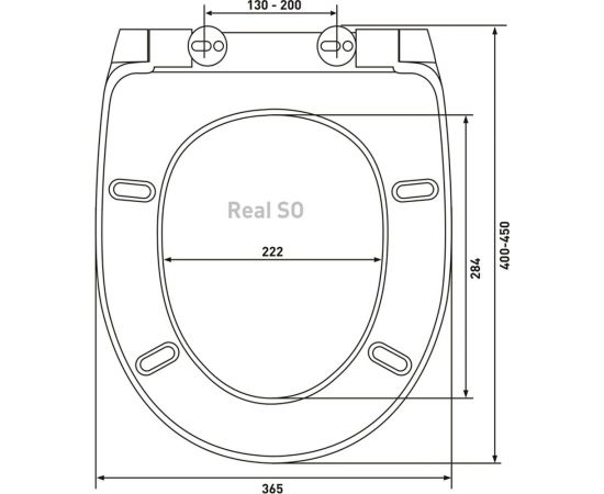 Сиденье дюропласт BERGES Real SO крепление микролифт быстросъемное, металл 011503 – изображение 4