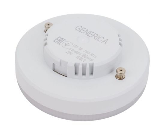 Светодиодная лампа GENERICA T80 таблетка 8Вт 230В 6500К GX53 LL-T80-08-230-65-GX53-G – изображение 5