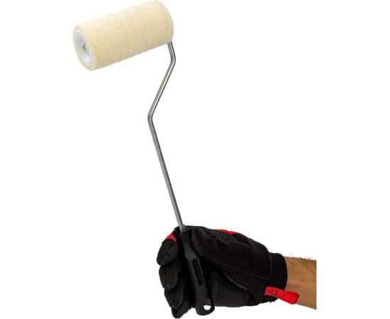 Валик DECOR 100 мм, d 42 мм, бюгель 6 мм , ворс 5 мм, велюр 383-5100 11606332 – изображение 5