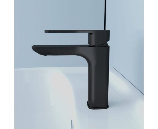 Смеситель для умывальника IDDIS Slide черный SLIBL00i01 – изображение 5