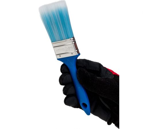 Плоская кисть Управдом ""Universal Aqua"" 50мм, голубая искусcтвенная щетина 4100000592 – изображение 5