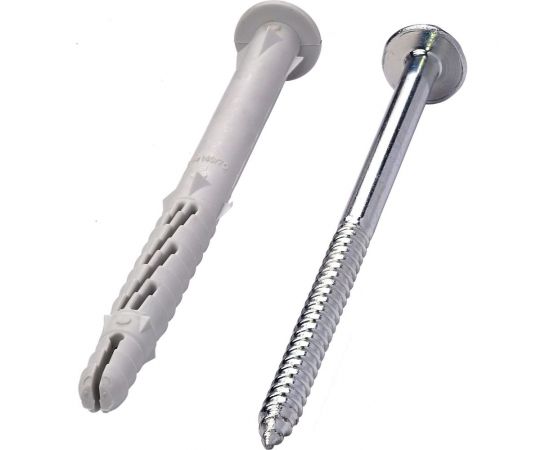 Фасадный дюбель с шурупом Tecfi шлиц TORX, прессшайба 10x140 25 шт 147651 – изображение 7