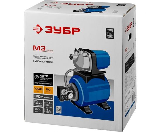 Насосная станция ЗУБР МАСТЕР НАС-М3-1000 – изображение 9